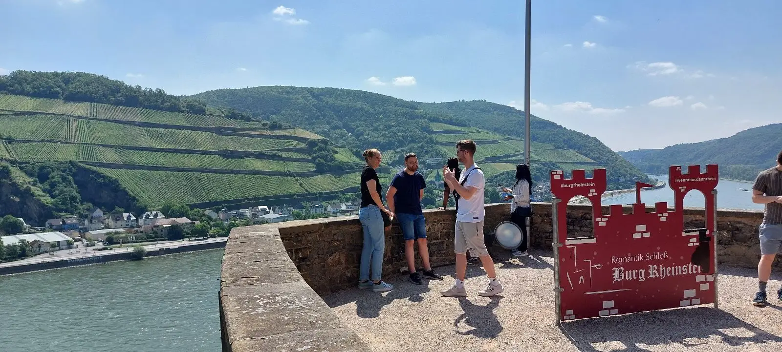 Visiting a castle as a team